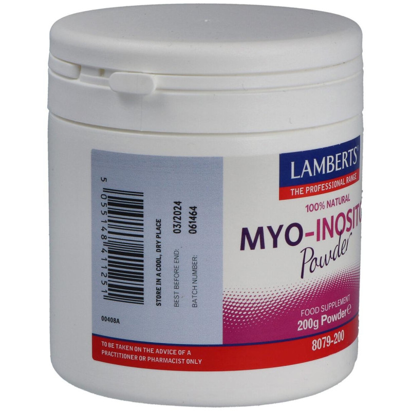 Myoinositol Polvo 100% Natural 200gr - Lamberts