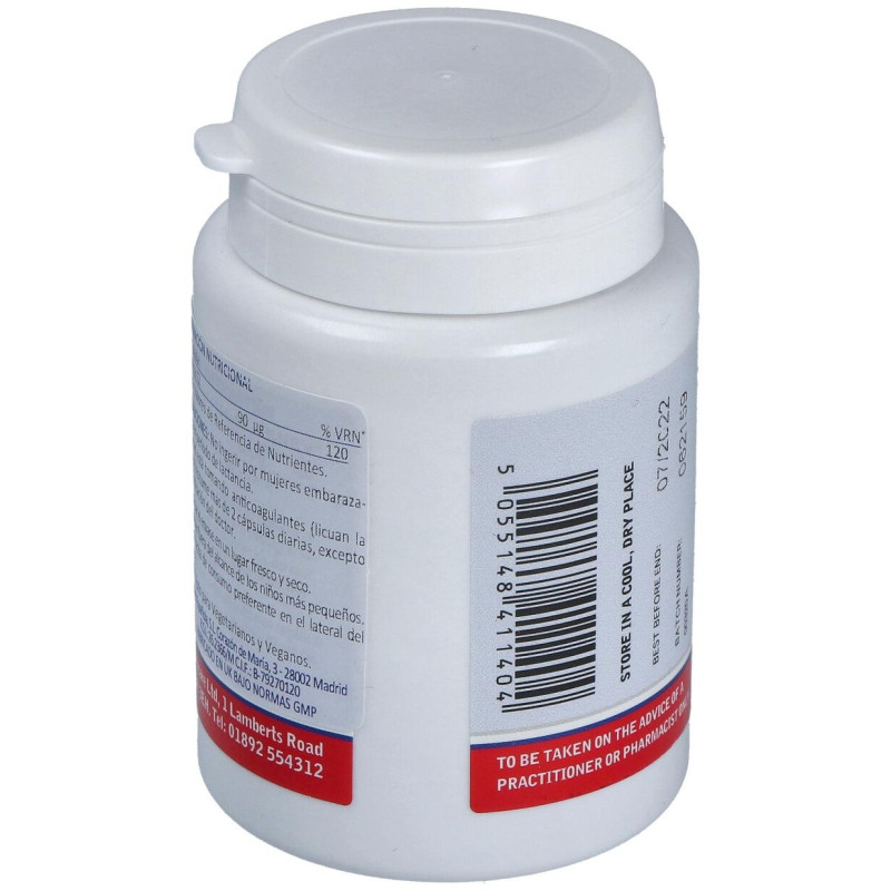 Vitamina K2 90μg 60caps - Lamberts