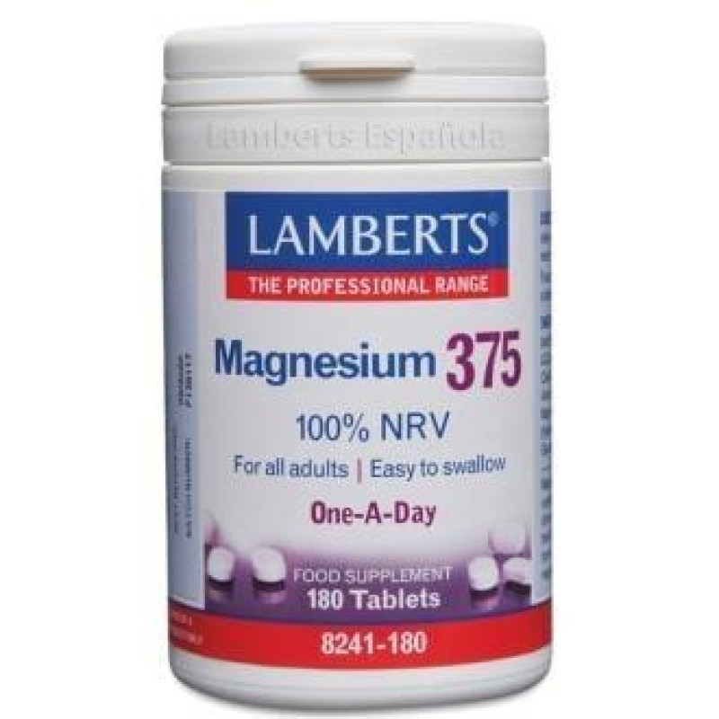 Magnesio 375 180comp - Lamberts