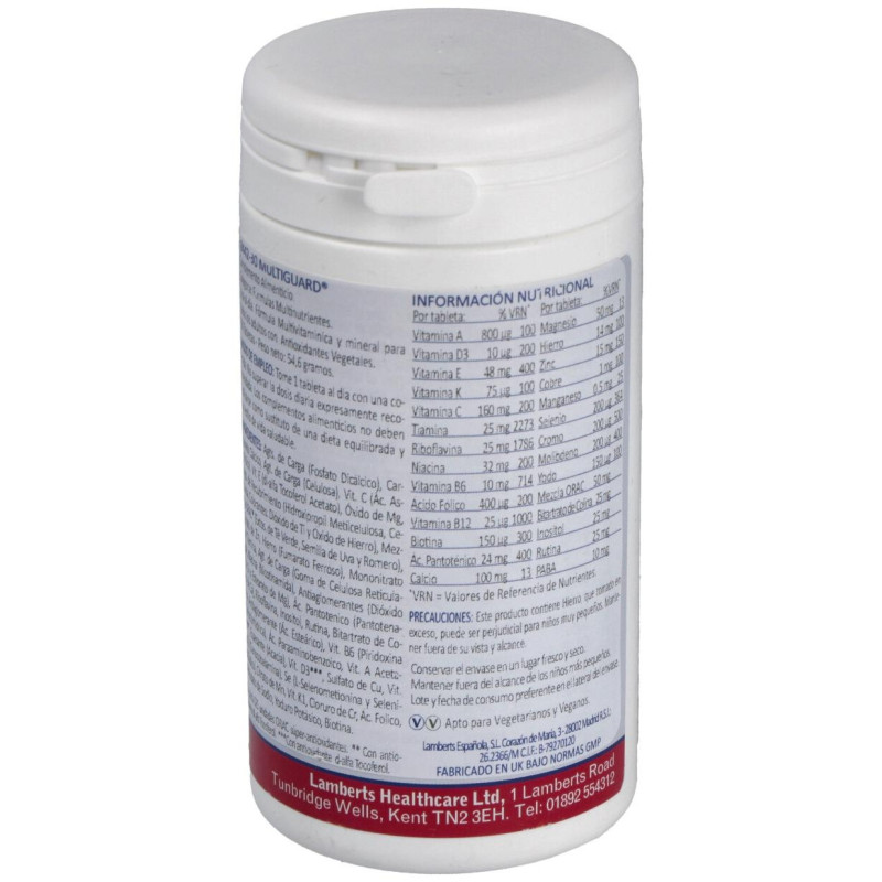 Multi - Guard Vit. y Minerales (una al Dia) 30 Comp - Lamberts
