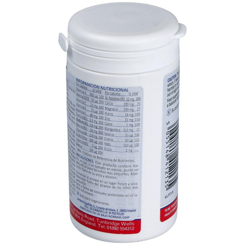 A - Z Multivitaminas y Minerales 60 Cápsulas - Lamberts