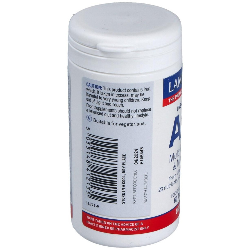A - Z Multivitaminas y Minerales 60 Cápsulas - Lamberts