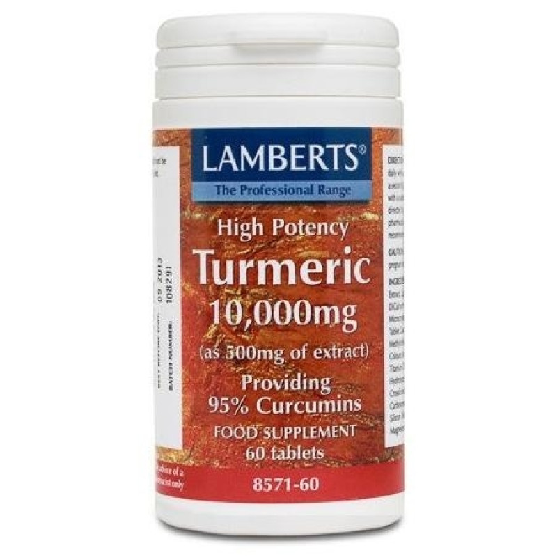 Curcuma 20.000mg. (95% de Curcumina) 60comp - Lamberts
