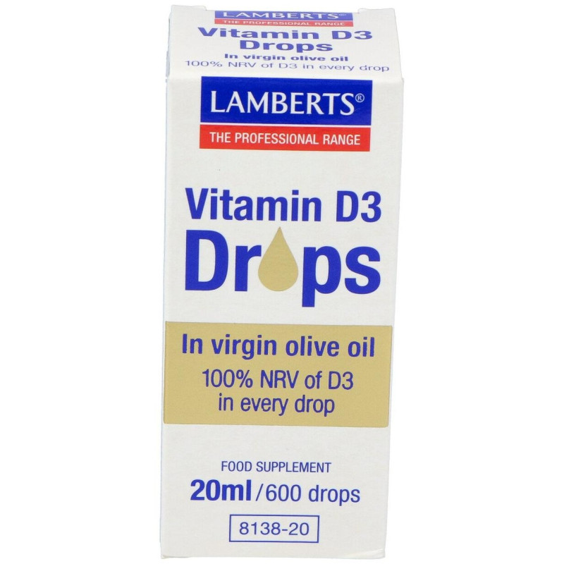 Vitamina D3 en Gotas 20ml - Lamberts