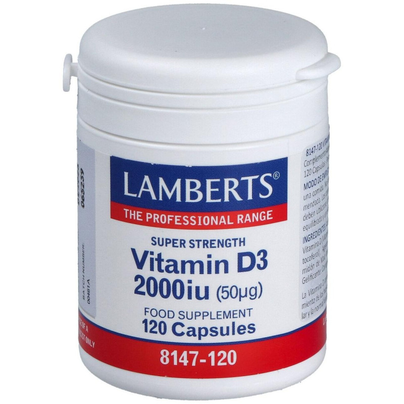 Vit D3 2.000 Ui 120caps - Lamberts