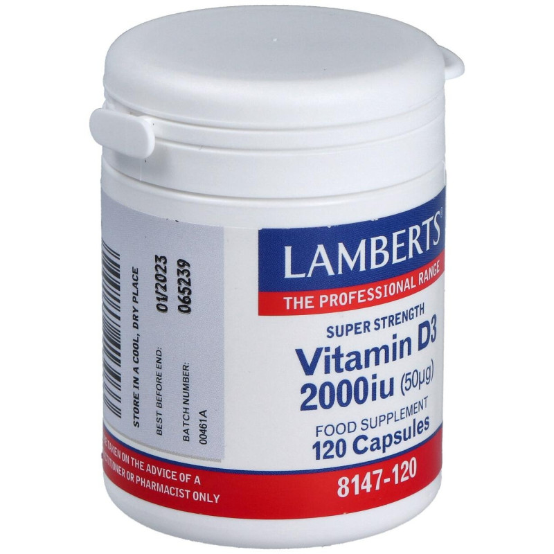 Vit D3 2.000 Ui 120caps - Lamberts