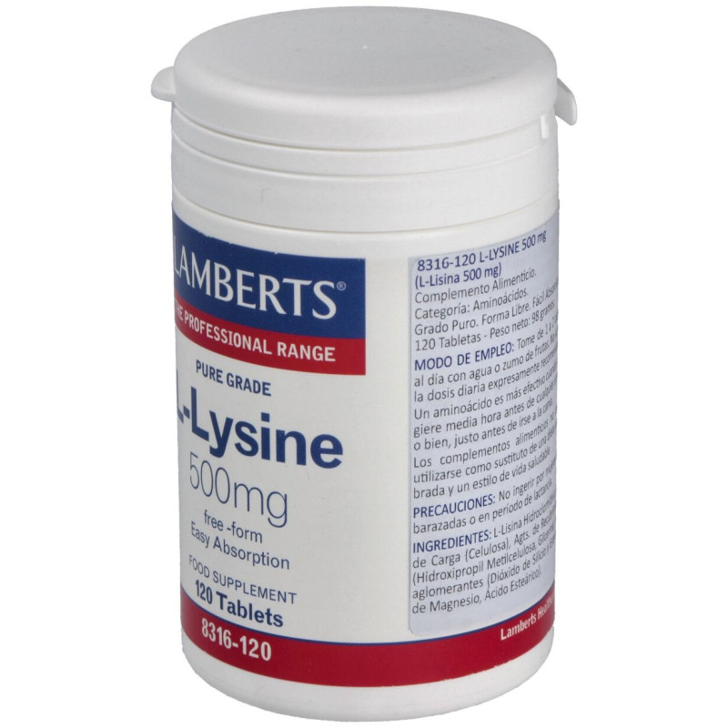 L-Lisina Hcl 1000Mg. 120Comp.