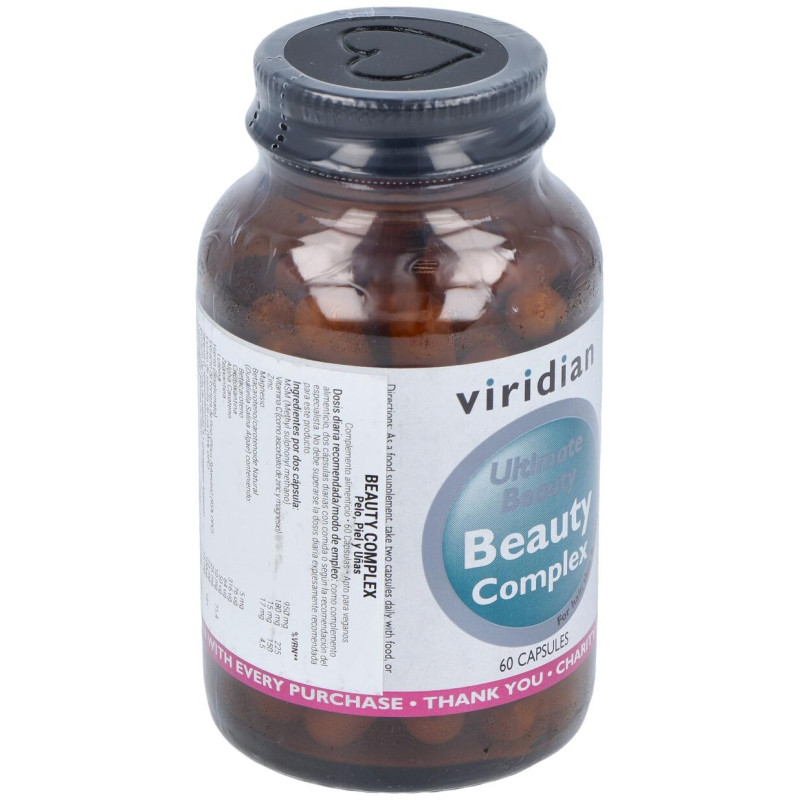 Viridian Beauty Complex Pelo Piel Y Uñas 60Caps