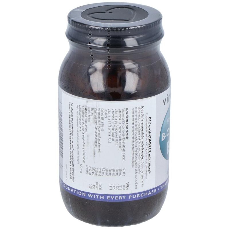 High Twelve Vit B12 Con B Complex 90Cap.Veg.