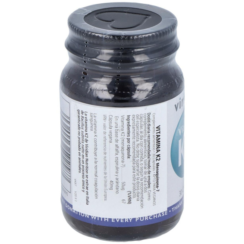 Vitamina K2 50Ug 30Cap.Veg.