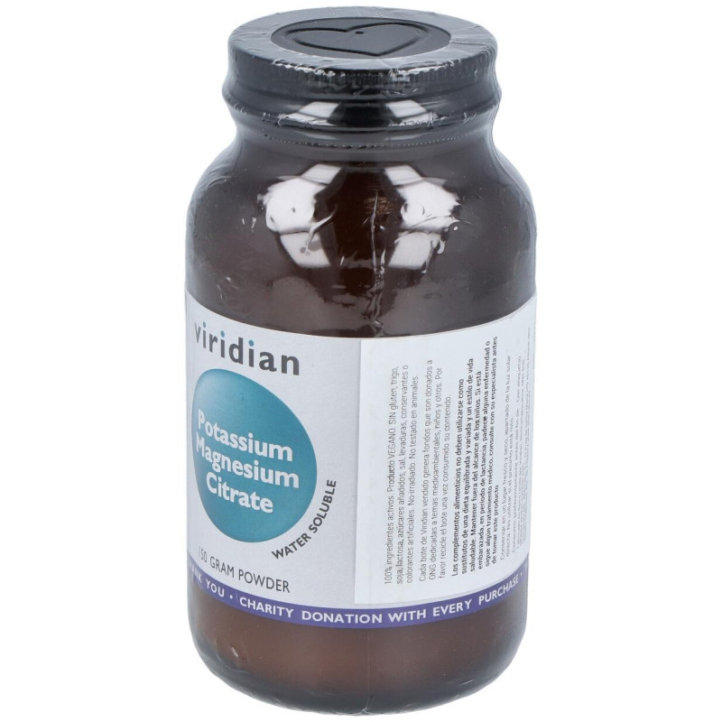 Viridian Potasio Magnesio Citrato Polvo 150G