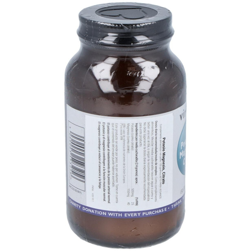 Viridian Potasio Magnesio Citrato Polvo 150G