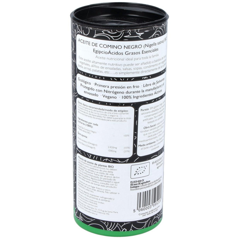 Aceite De Comino Negro 200Ml. Bio