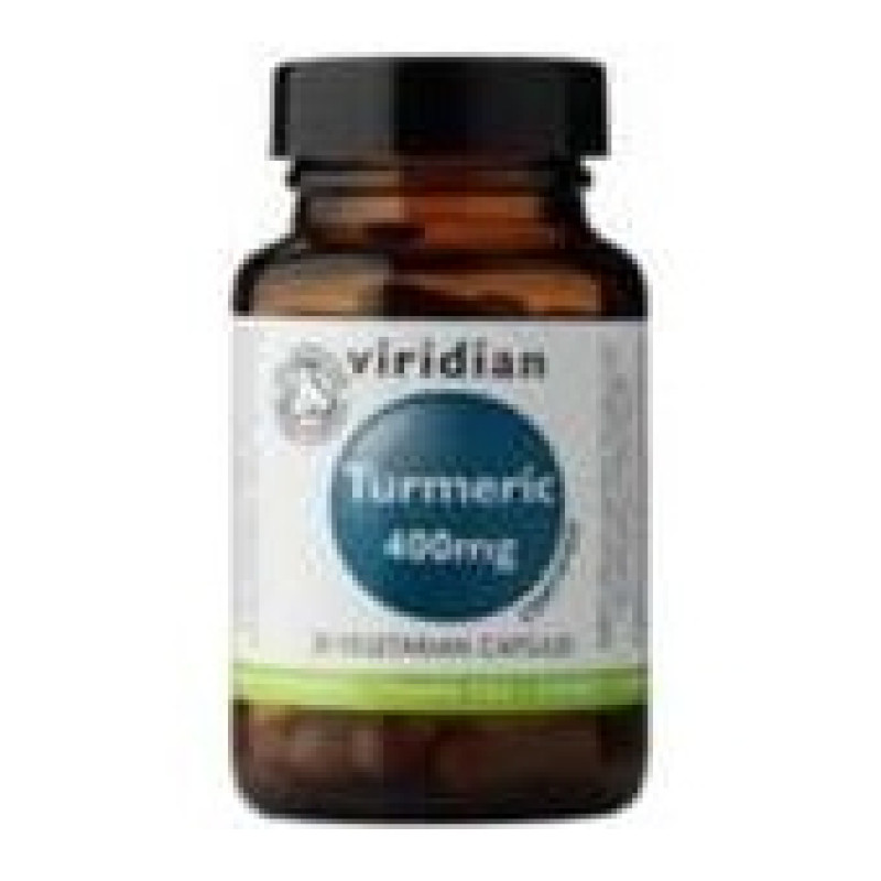 Cúrcuma Orgánica 400mg 30cáps - Viridian