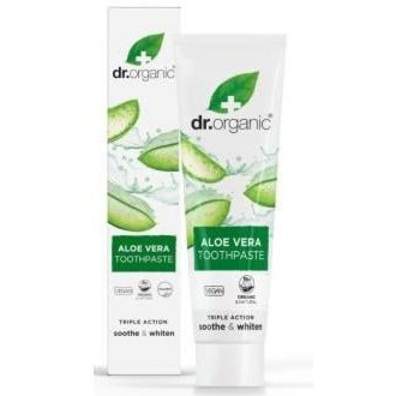 Pasta de Dientes Aloe Vera Organico 100ml - Dr. Organic