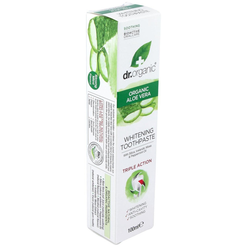 Pasta de Dientes Aloe Vera Organico 100ml - Dr. Organic
