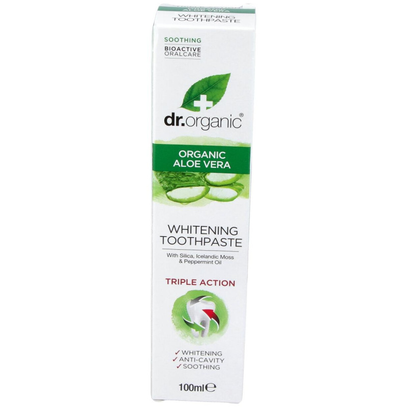 Pasta de Dientes Aloe Vera Organico 100ml - Dr. Organic