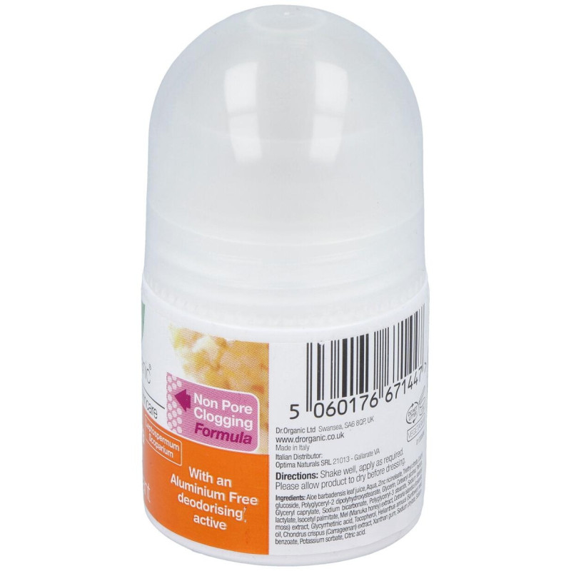 Miel de Manuka Desodorante Roll - On 50 ml - Dr. Organic