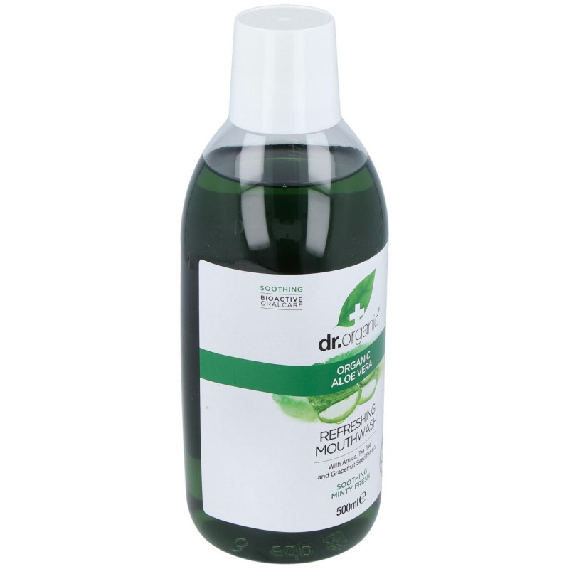 Enjuague Bucal Aloe Vera Organico 500ml - Dr. Organic
