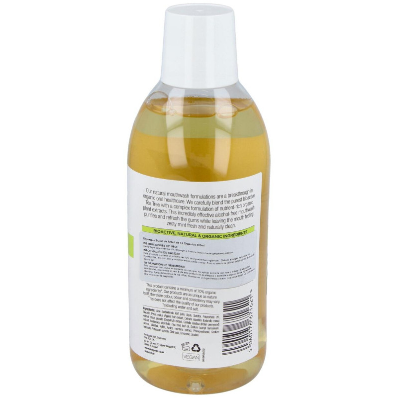 Bioactive Organic Tea Tree Enjuage Bucal 500 ml - Dr. Organic