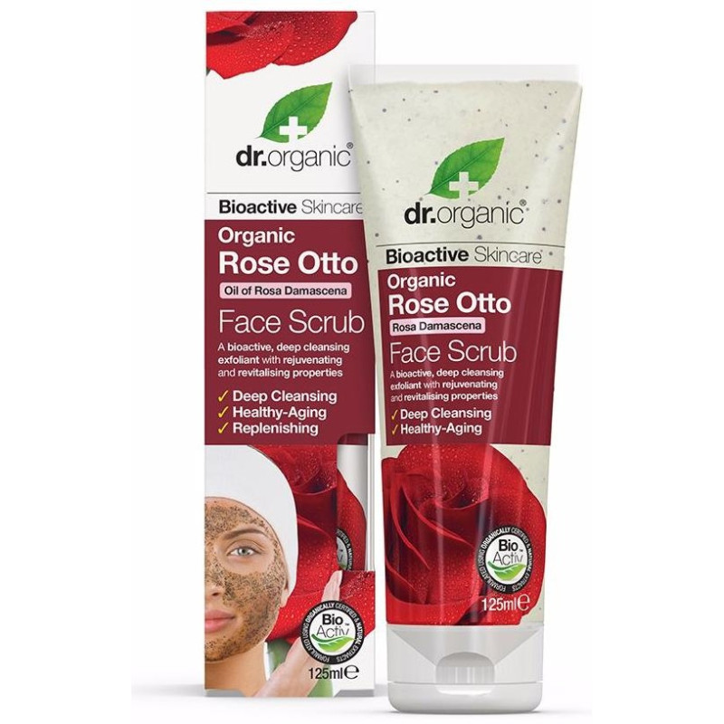 Exfoliante Facial Rosa de Damasco 125ml - Dr. Organic