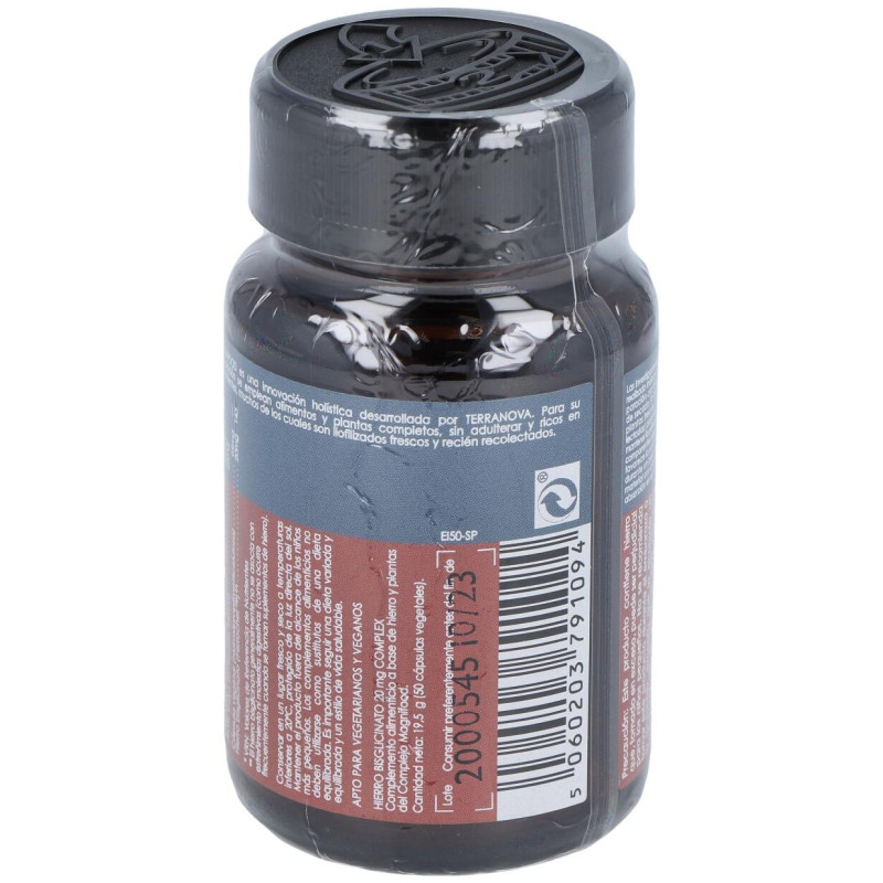 Hierro Bisglicinato 20Mg. 50Vcap.
