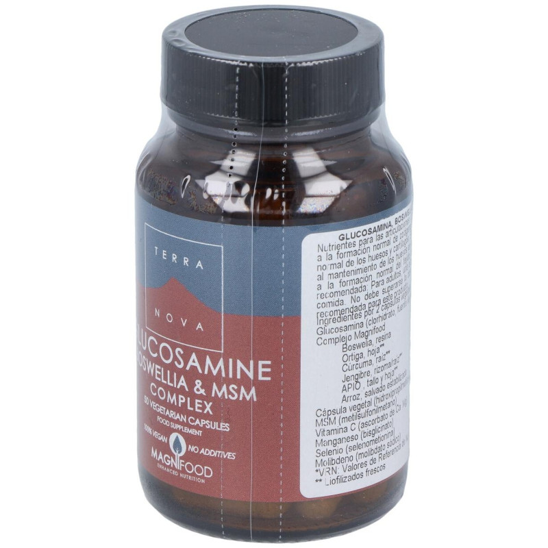 Glucosamina,Boswelia Y Msm Complex 50Vcap.