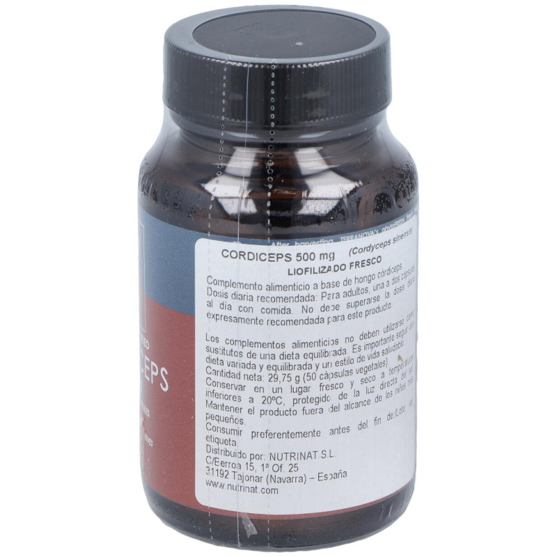 Terranova Córdiceps 500 Mg (Cordyceps Sinensis) 50 Cápsulas