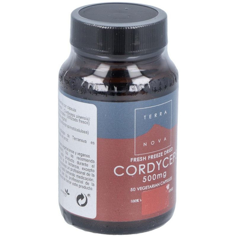Terranova Córdiceps 500 Mg (Cordyceps Sinensis) 50 Cápsulas