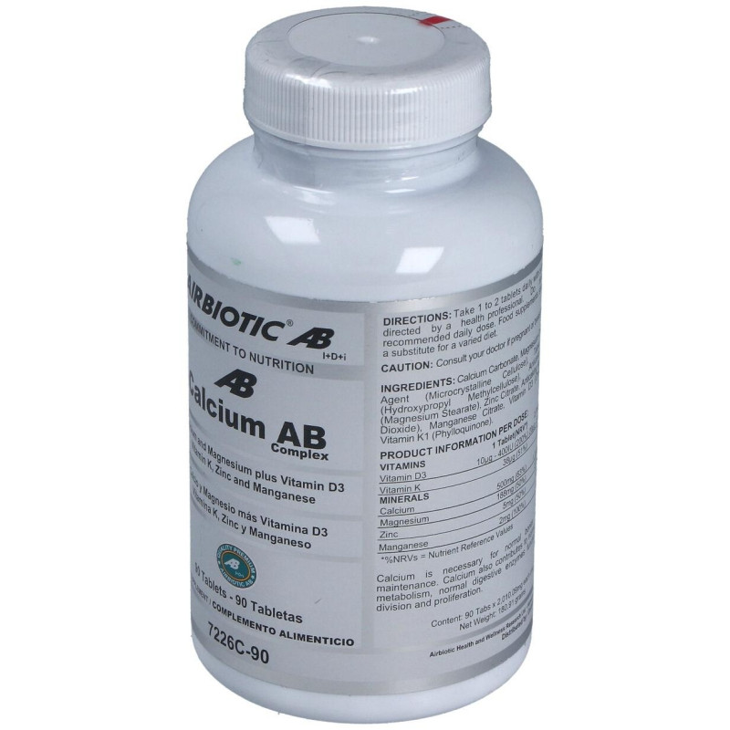 ® Ab Calcium Complex 90 Tabletas - Airbiotic