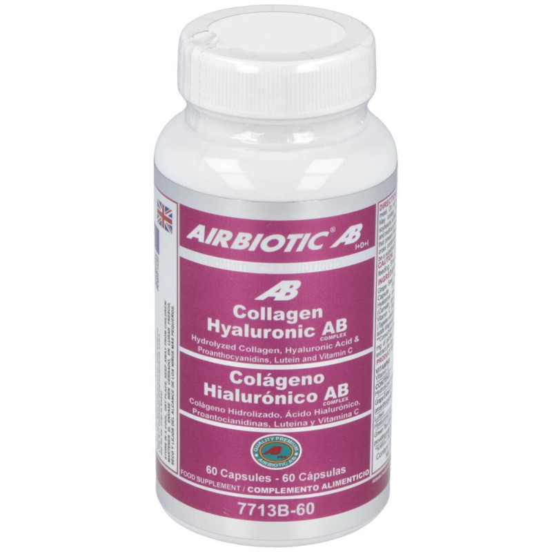 Airbiotic Colágeno Hialurónico Ab Complex 60 Cápsulas