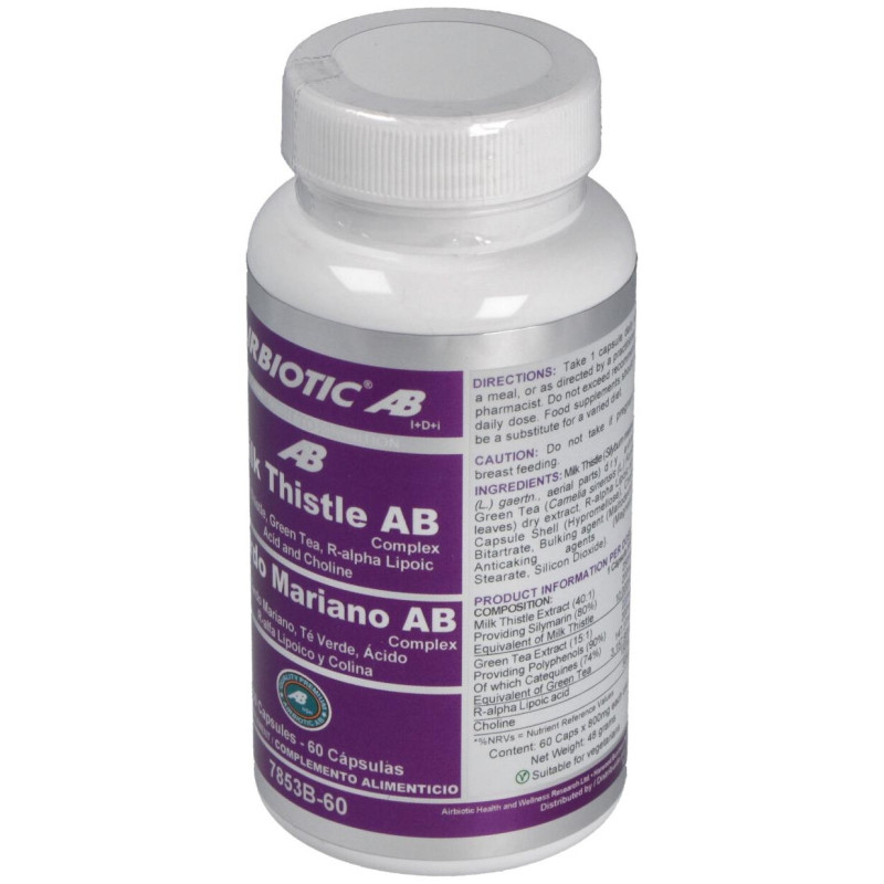 Airbiotic Cardo Mariano Ab Complex 60 Cápsulas