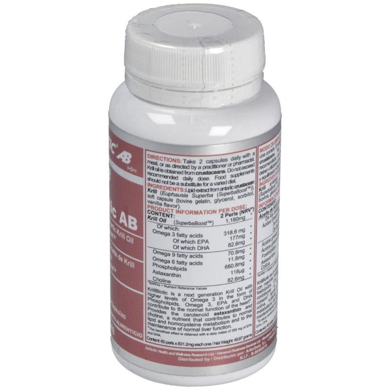 Krillbiotic Ab 590 mg Ecoharvesting 60 Cápsulas - Airbiotic