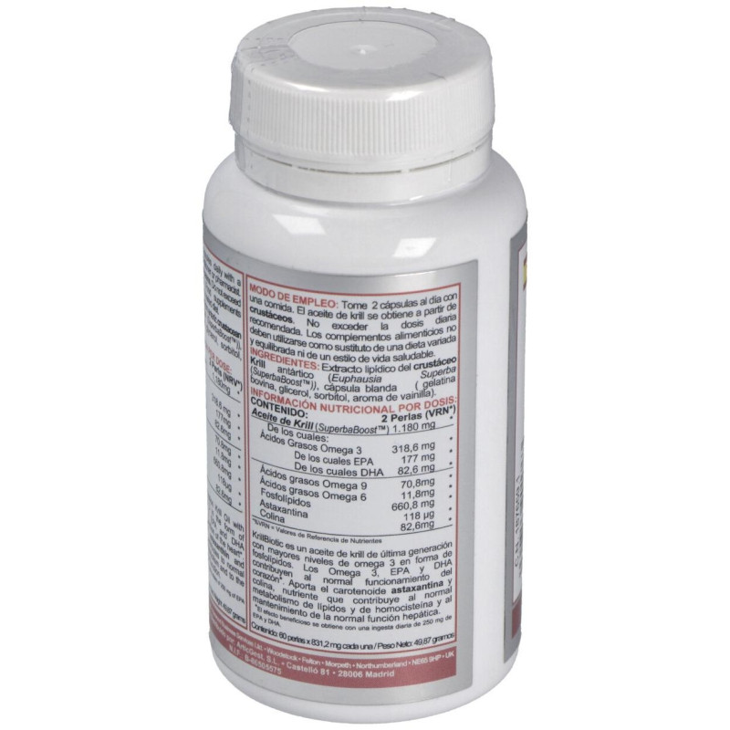 Krillbiotic Ab 590 mg Ecoharvesting 60 Cápsulas - Airbiotic