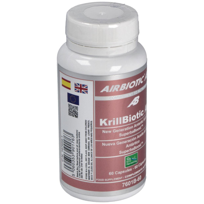 Krillbiotic Ab 590 mg Ecoharvesting 60 Cápsulas - Airbiotic
