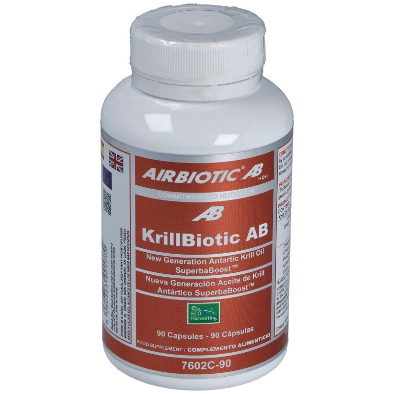 Krillbiotic Ab 590 mg Ecoharvesting 90 Cápsulas - Airbiotic