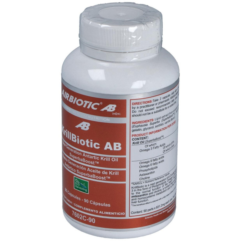 Krillbiotic Ab 590 mg Ecoharvesting 90 Cápsulas - Airbiotic