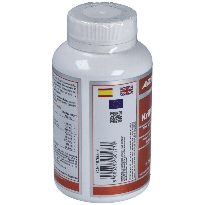 Krillbiotic Ab 590 mg Ecoharvesting 90 Cápsulas - Airbiotic