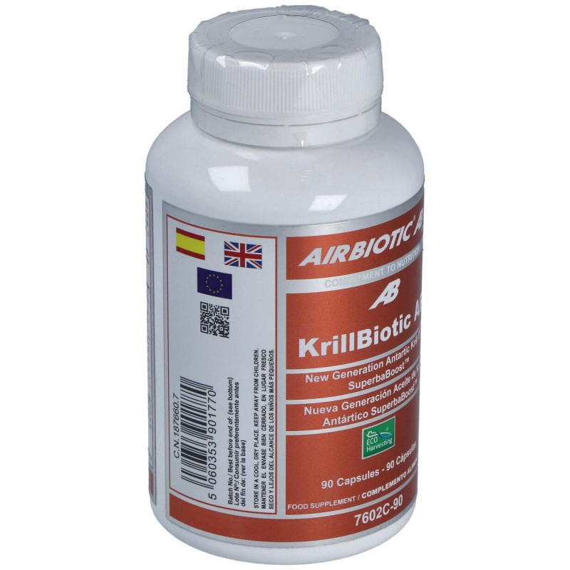 Krillbiotic Ab 590 mg Ecoharvesting 90 Cápsulas - Airbiotic