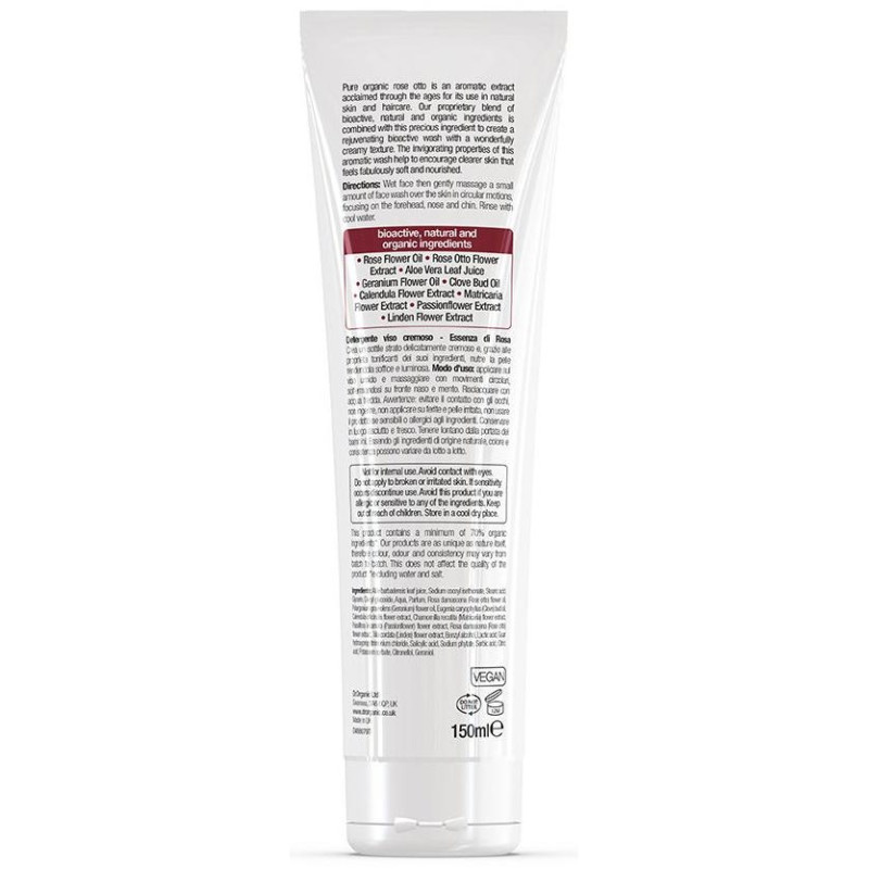 Limpiador Facial Piel Madura Rosa De Otto 150Ml
