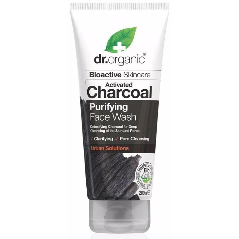 Limpiador Facial Carbon Activado 200ml - Dr. Organic
