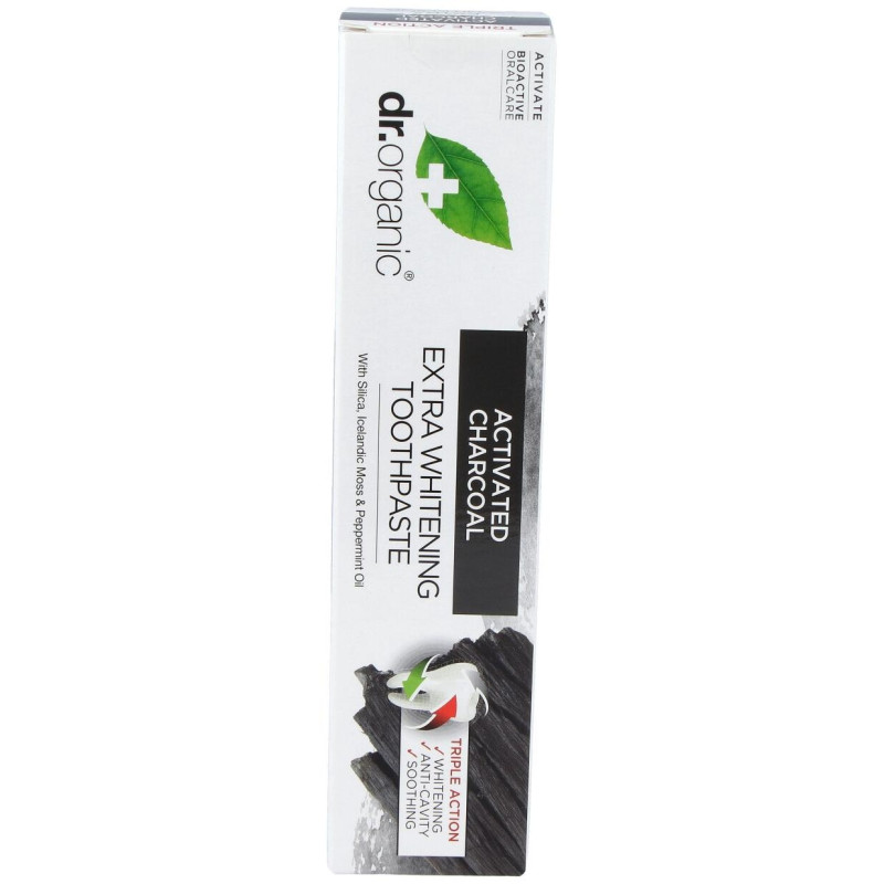 Dr.organic Pasta de Dientes Carbón Activo 100ml - Dr. Organic