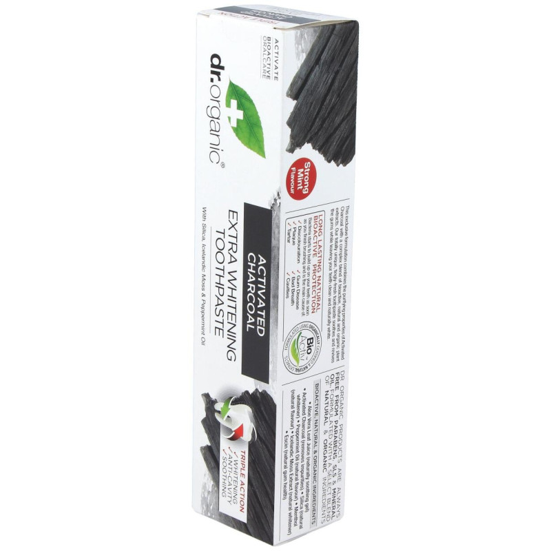 Dr.organic Pasta de Dientes Carbón Activo 100ml - Dr. Organic