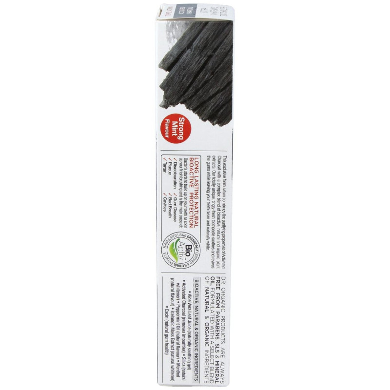 Dr.organic Pasta de Dientes Carbón Activo 100ml - Dr. Organic