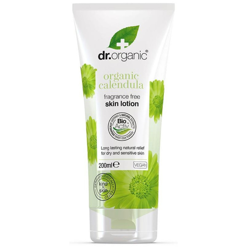 Locion Corporal Piel Sensible Calendula 200ml - Dr. Organic