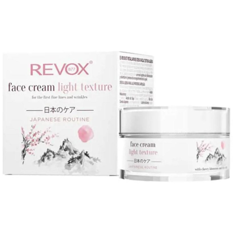 Japanese Ritual Face Cream Light Texture 50ml - Revox B77