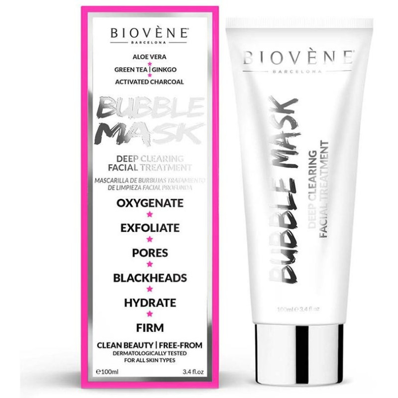 Bubble Mask Deep Clearing Facial Treatment 100ml - Biovene