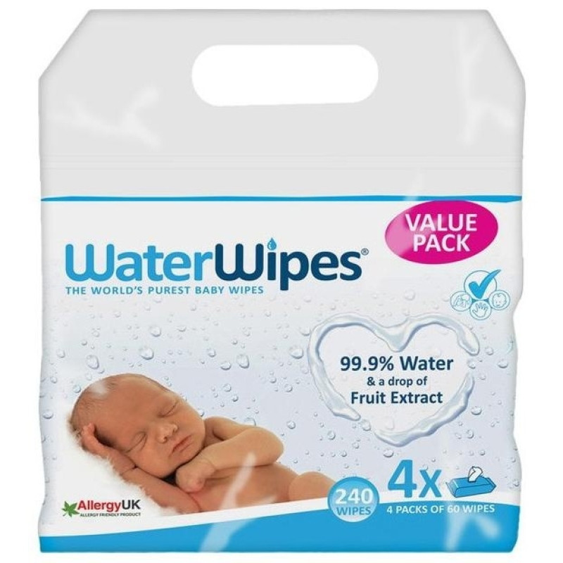 Waterwipes Toallitas Bebe 4X60 Und