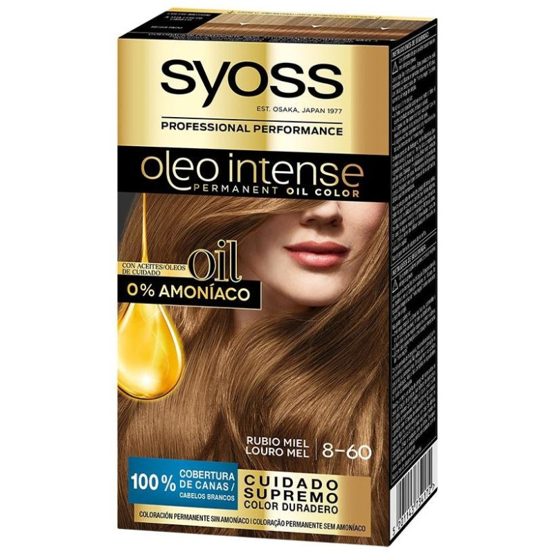 Oleo Intense Permanent Oil Color Rubio Miel 8 - 60 50ml - Syoss