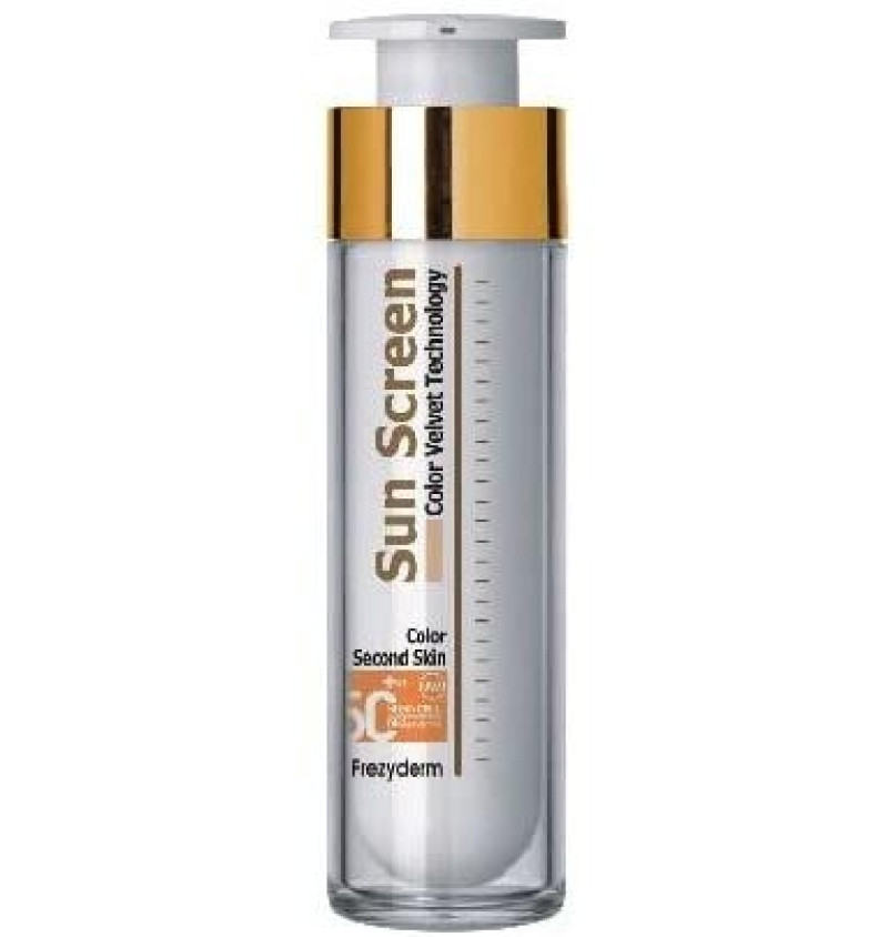 Sun Screen Velvet Face spf50+ Color - Frezyderm (1 Envase 50 ml) - Exeltis